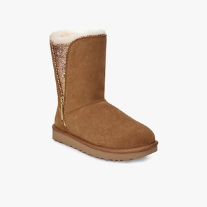 Ugg Classic Zip Klassiska Stövlar Dam Bruna (690278WPL)